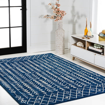 Ziri Moroccan Geometric Area Rug